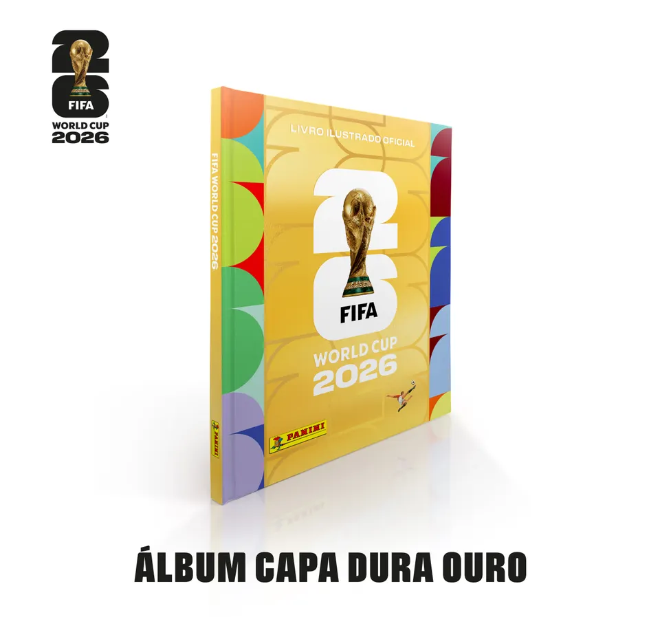 Álbum Copa do Mundo 2026 - Capa Dura Ouro